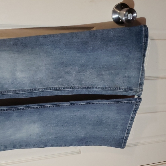 Lei Sophia Hipster Flare Jeans Y2K Distressed - Picture 3 of 12